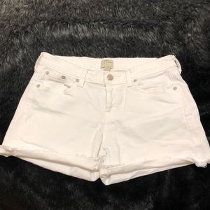 White JCrew shorts